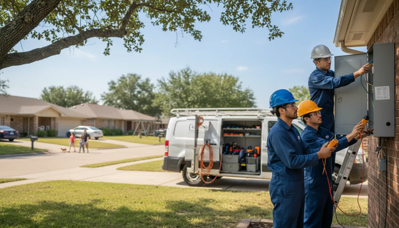 Certified electrician providing emergency electrical services in Del Rio, TX